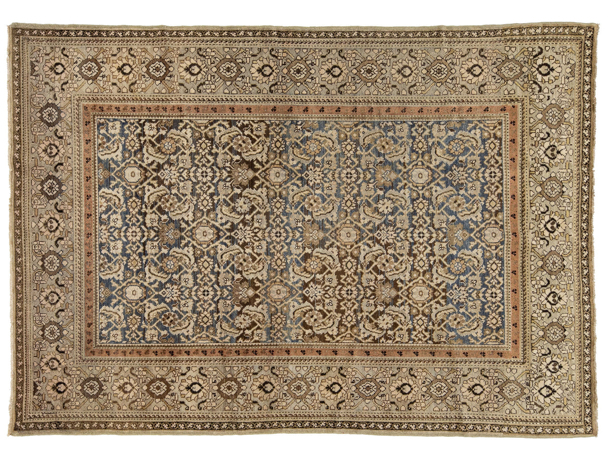 Antique Malayer Wool Rug 7 X 10