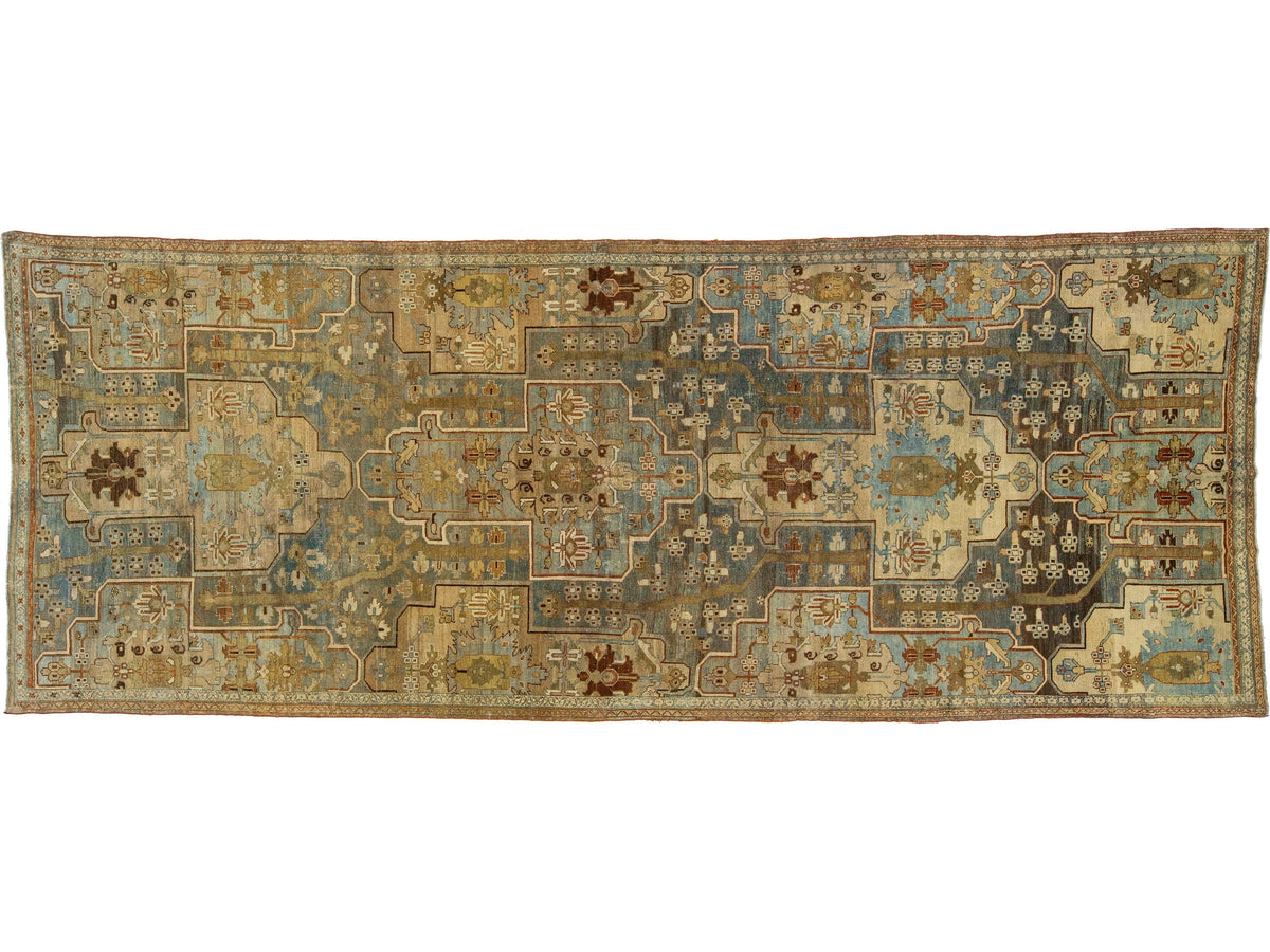 Antique Malayer Wool Runner 6 X 16