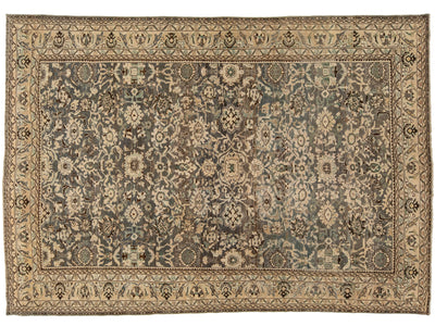 Antique Malayer Wool Rug 7 X 10