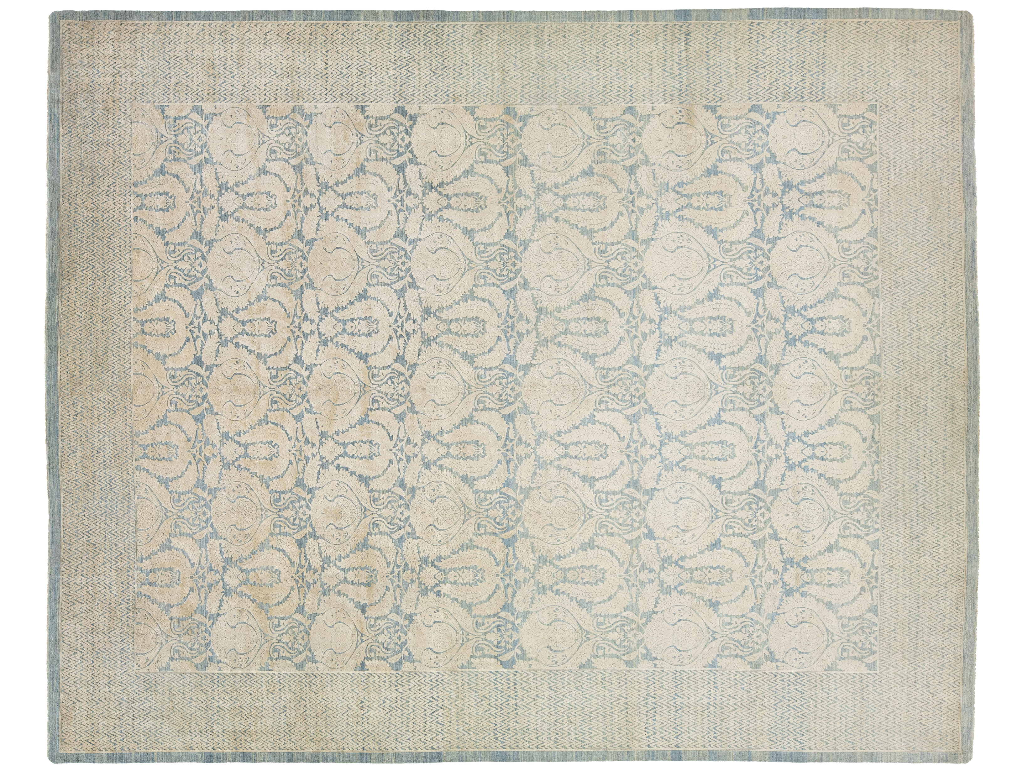 Modern Transitional Wool Rug 12 X 15