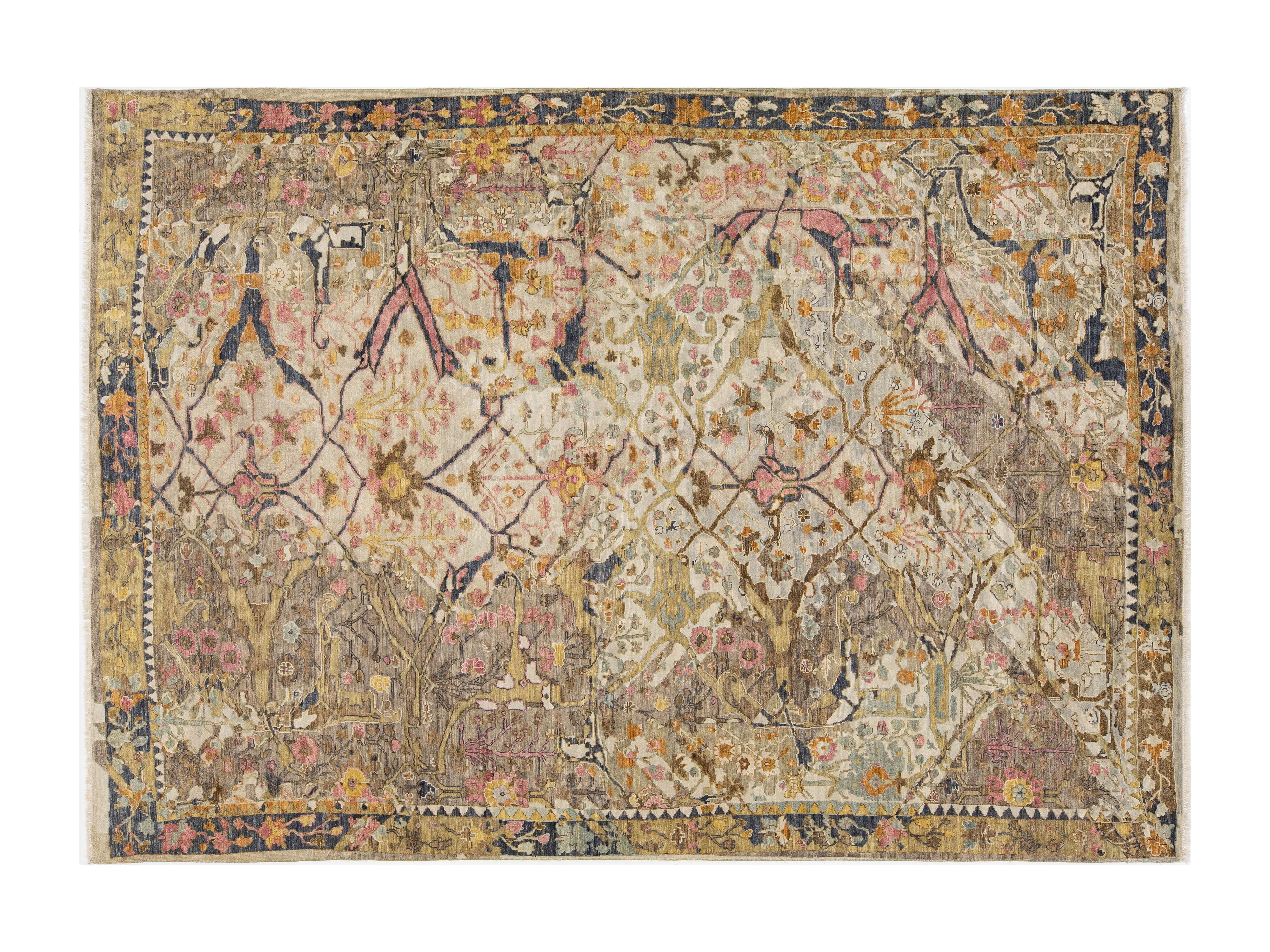 Modern Bidjar Wool Rug 8 X 12