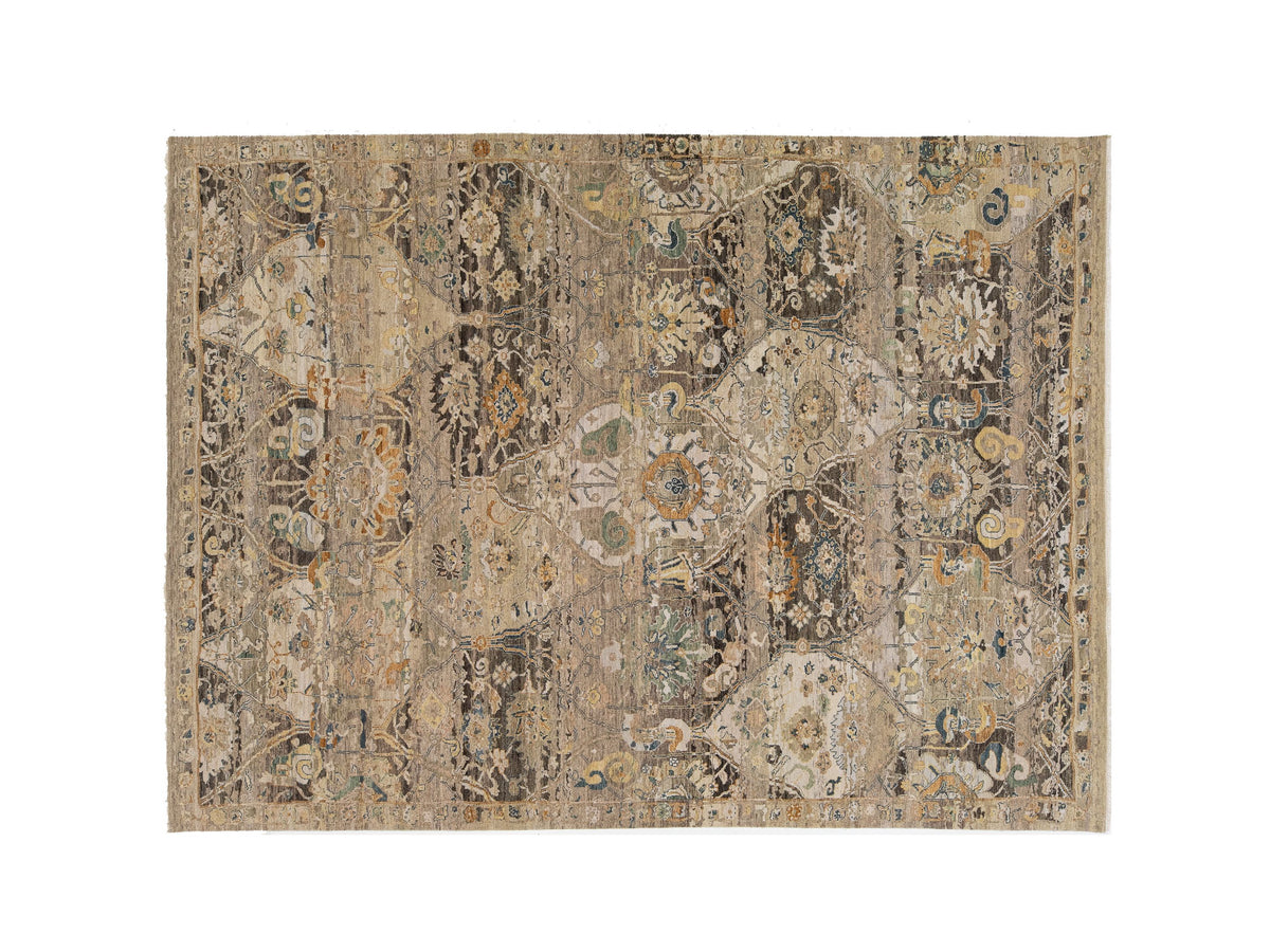 Contemporary Transitional Wool Rug 9 X 12