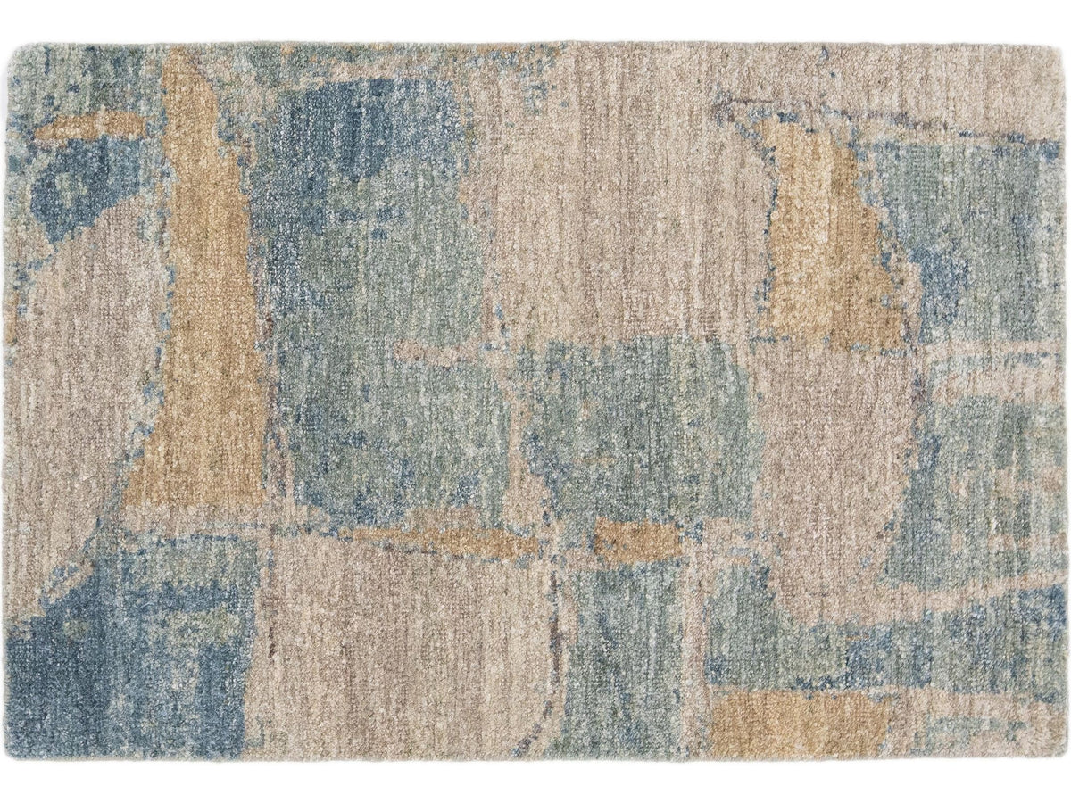 Modern Wool and Silk Custom Rug
