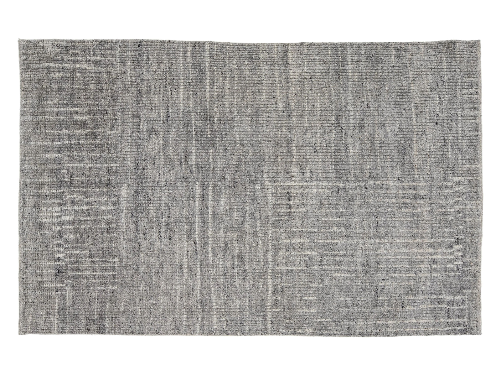 Modern Moroccan Wool Rug 5 x 8