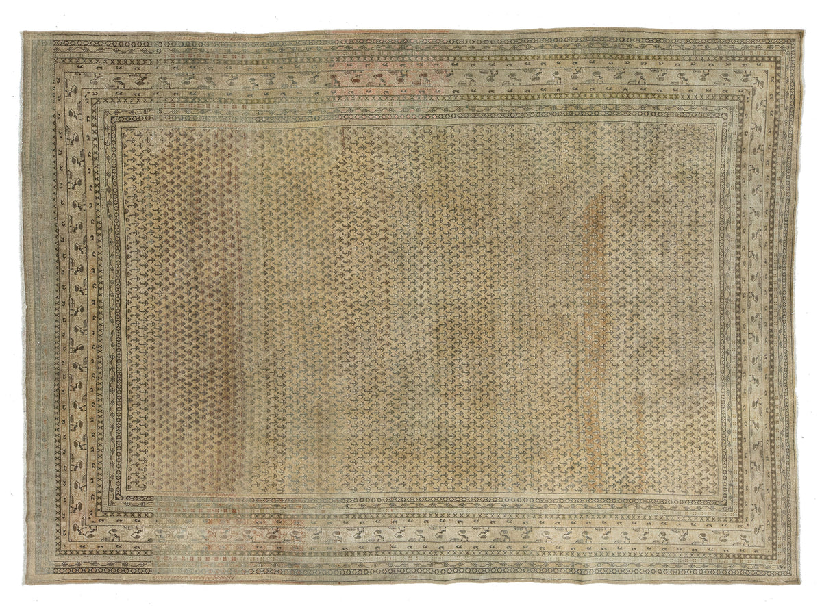 Vintage Wool Rug 9 X 12