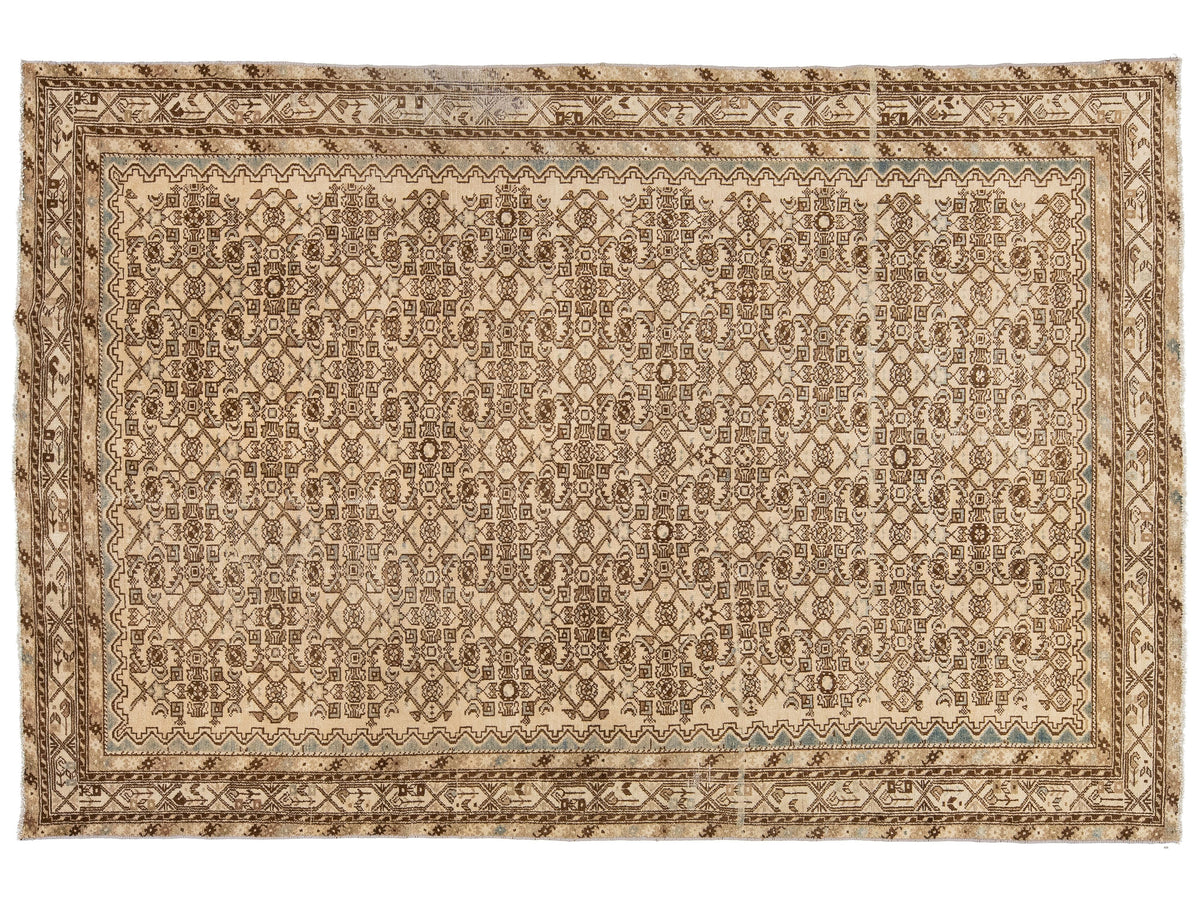Vintage Wool Rug 7 X 10