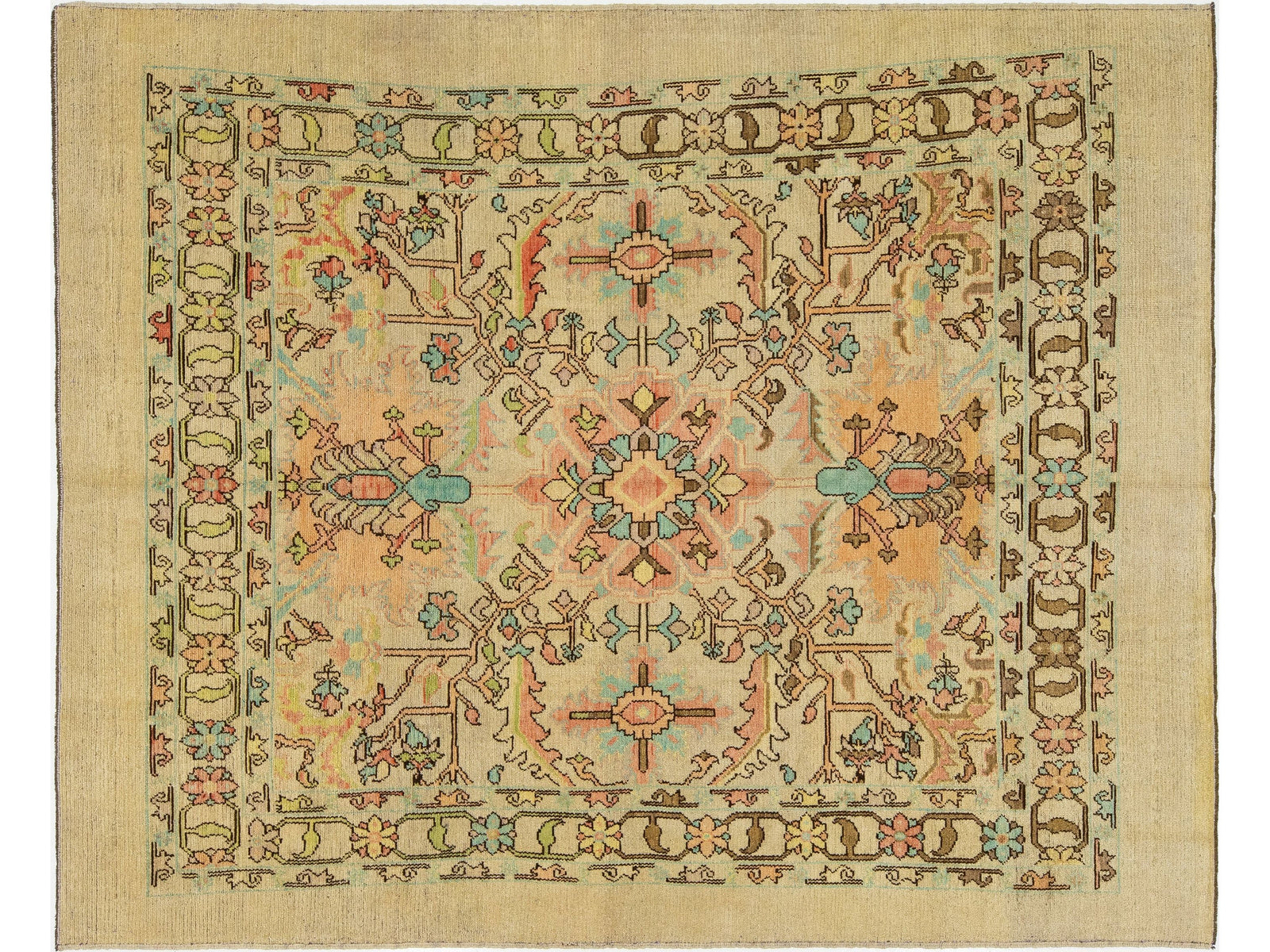 Vintage Revival Wool Rug 7 X 9