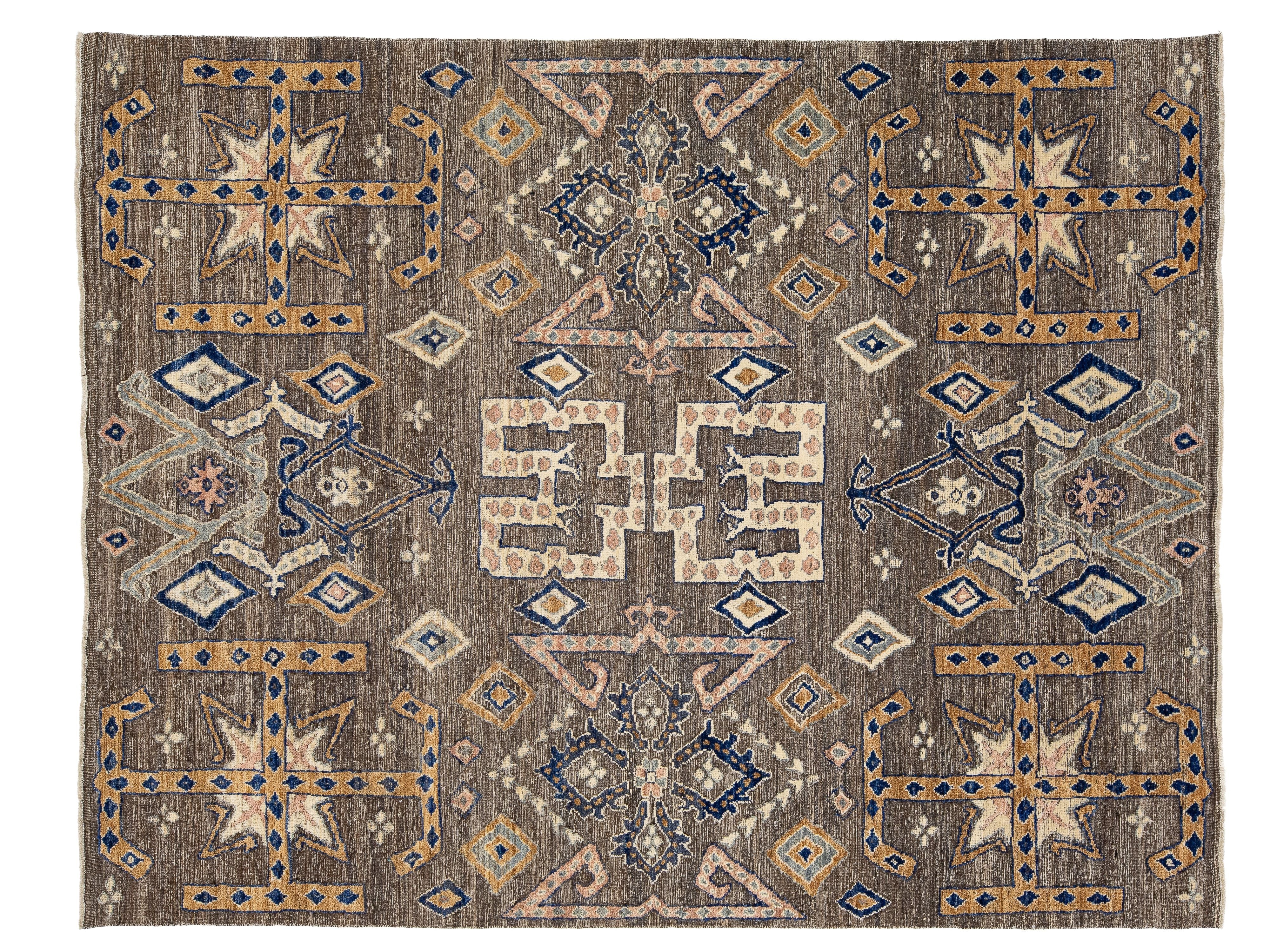 Modern Tulu Wool Rug 8 X 10