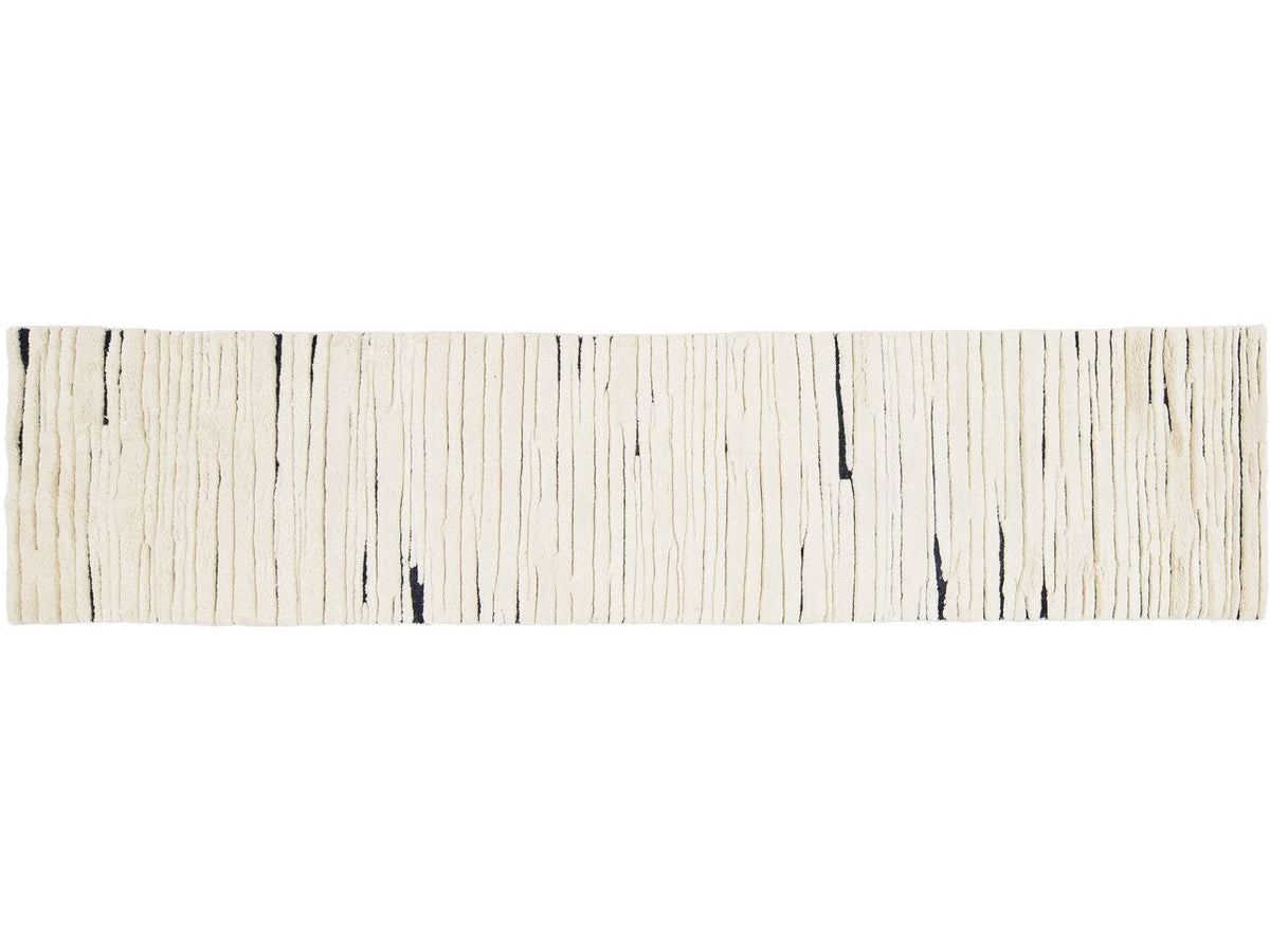 Modern Moroccan Wool Runner 3 X 12