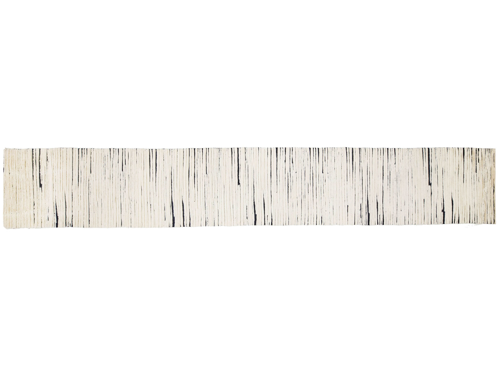 Modern Moroccan Wool Runner 3 X 29