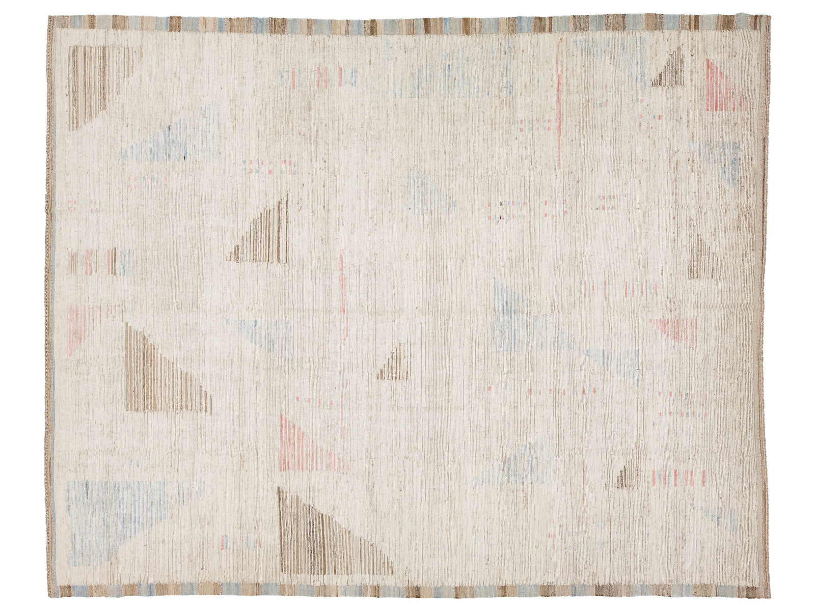 Modern Moroccan Wool Rug 12 X 15