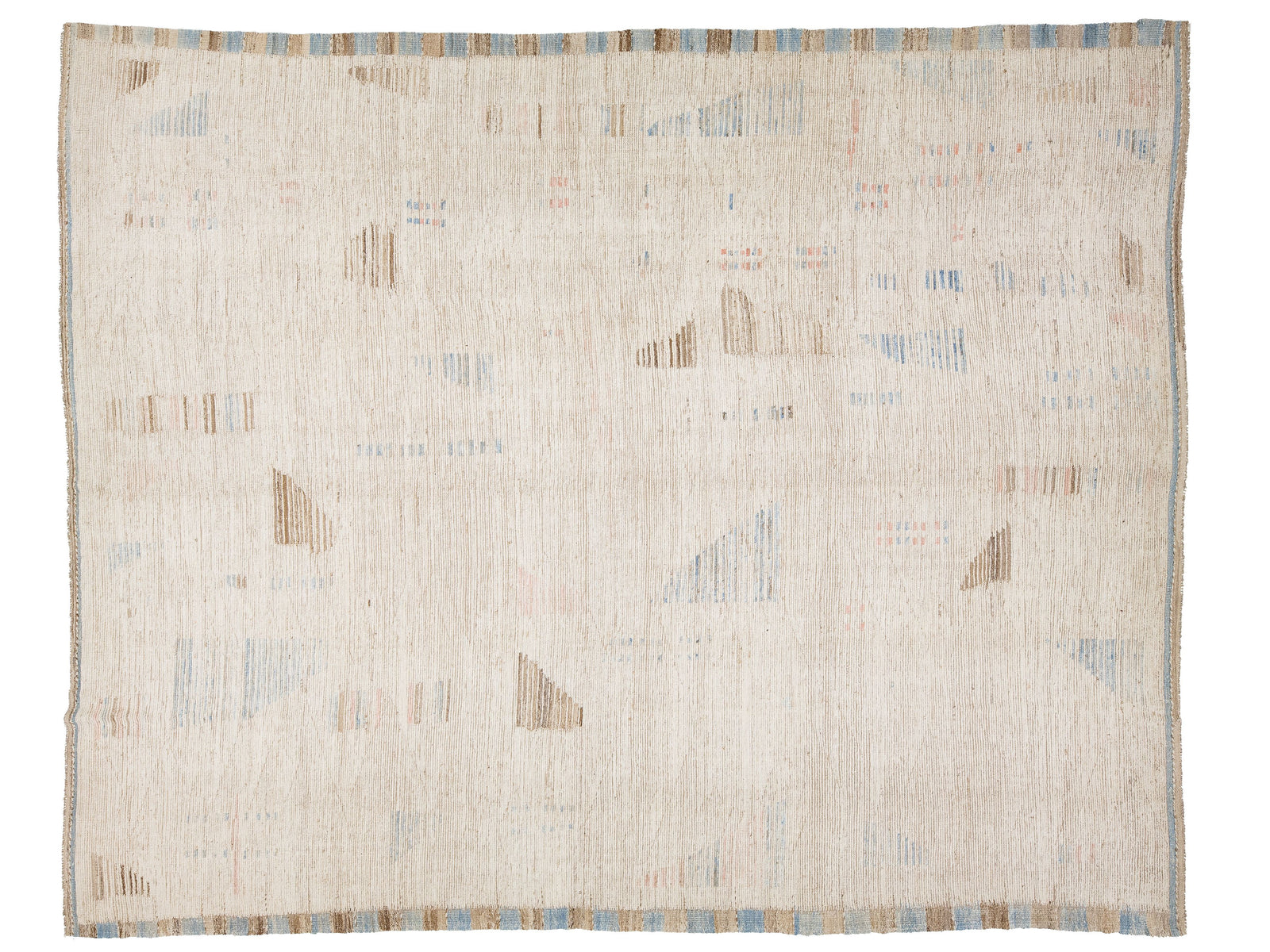 Modern Moroccan Wool Rug 13 X 16
