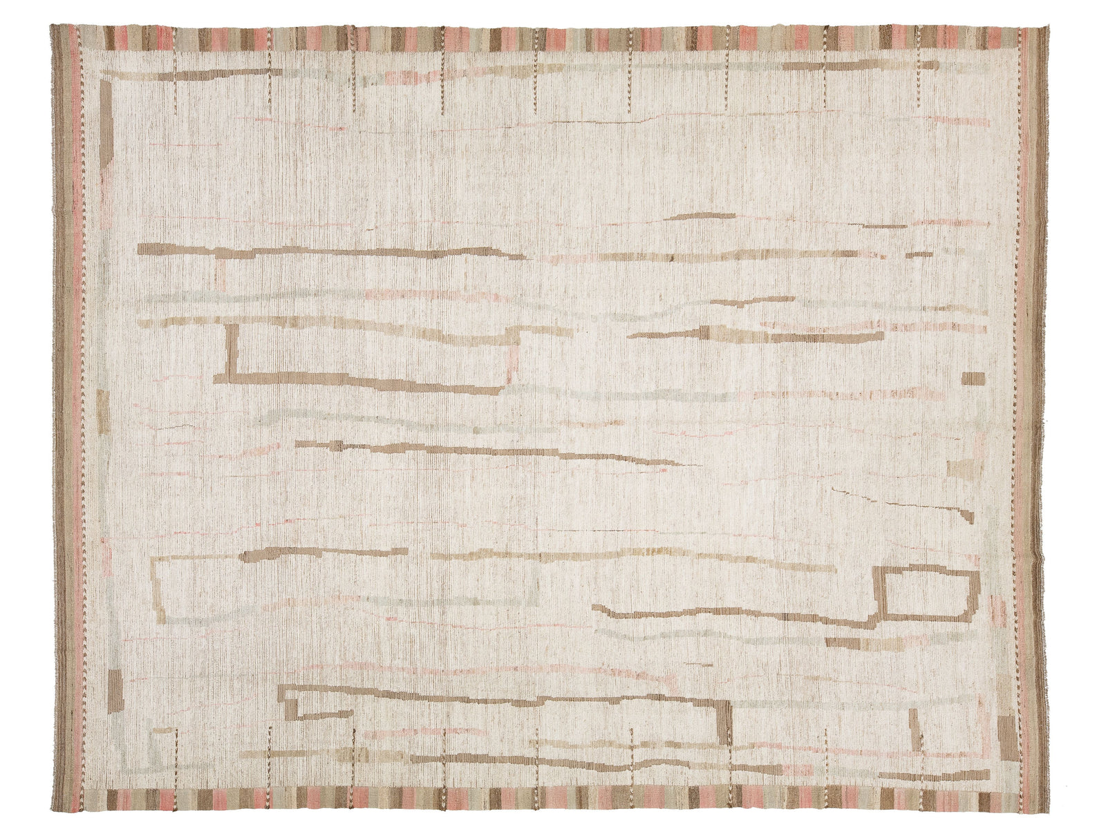 Modern Moroccan Wool Rug 12 X 16