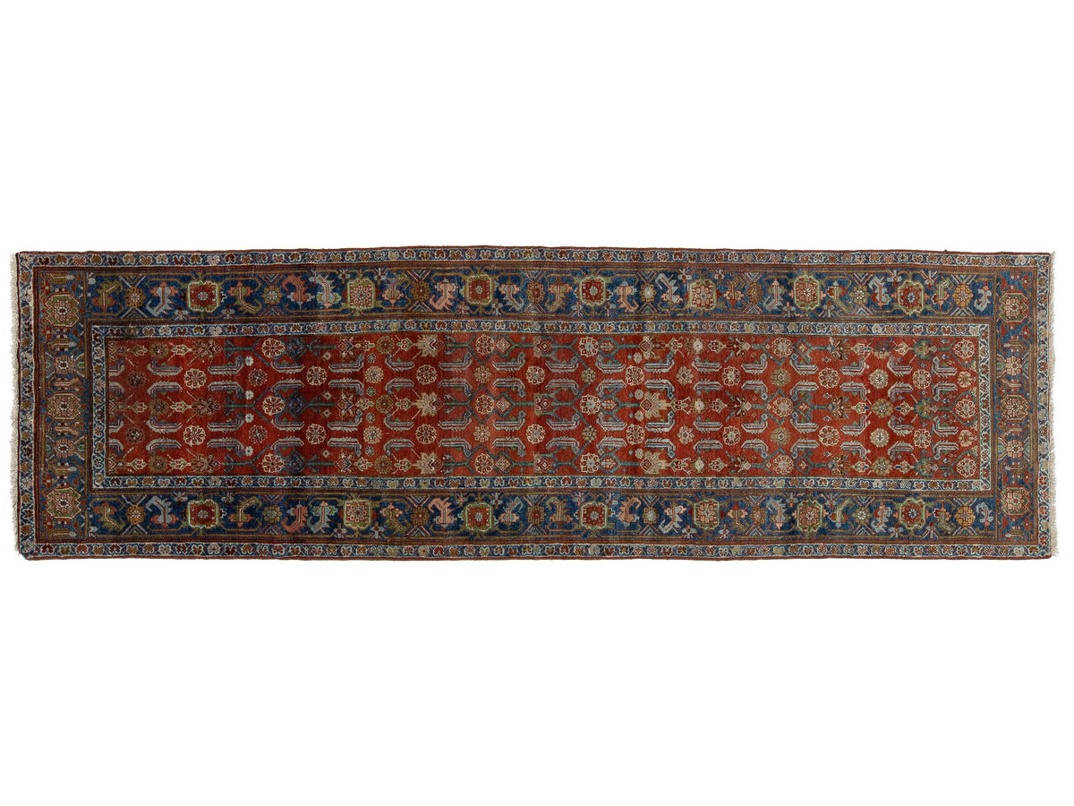 Antique Wool Runner 3 X 11