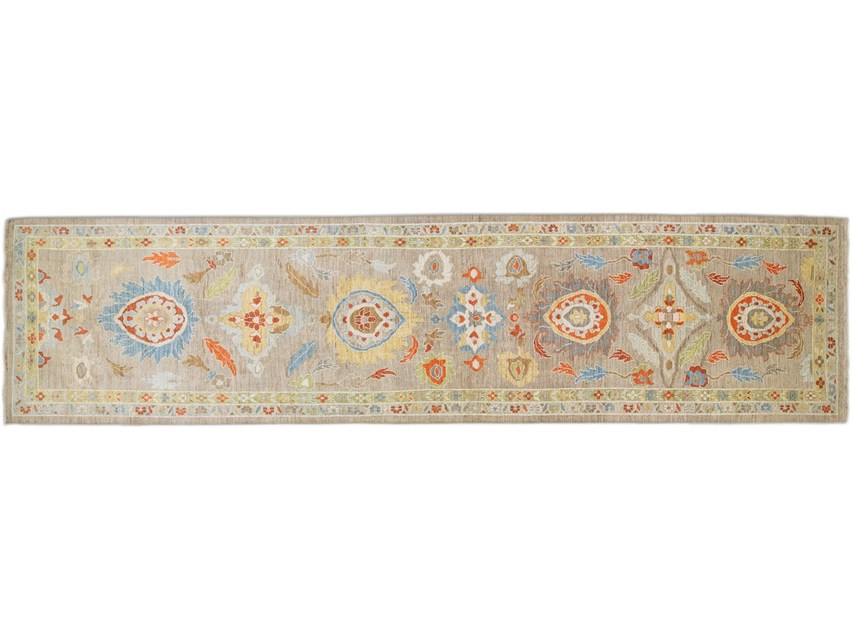 Modern Sultanabad Wool Runner 5 X 20