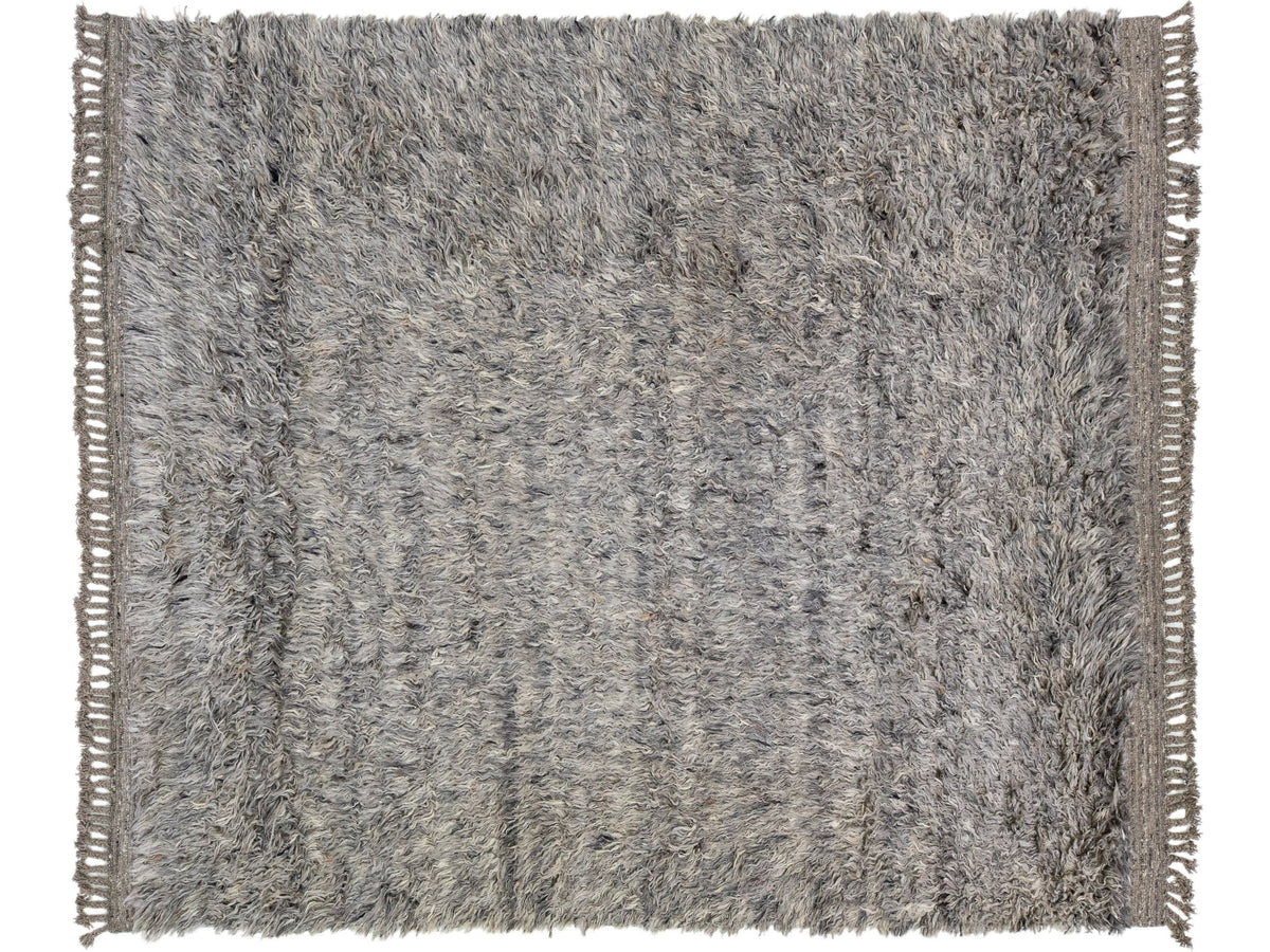 Modern Moroccan Wool Rug 8 X 10