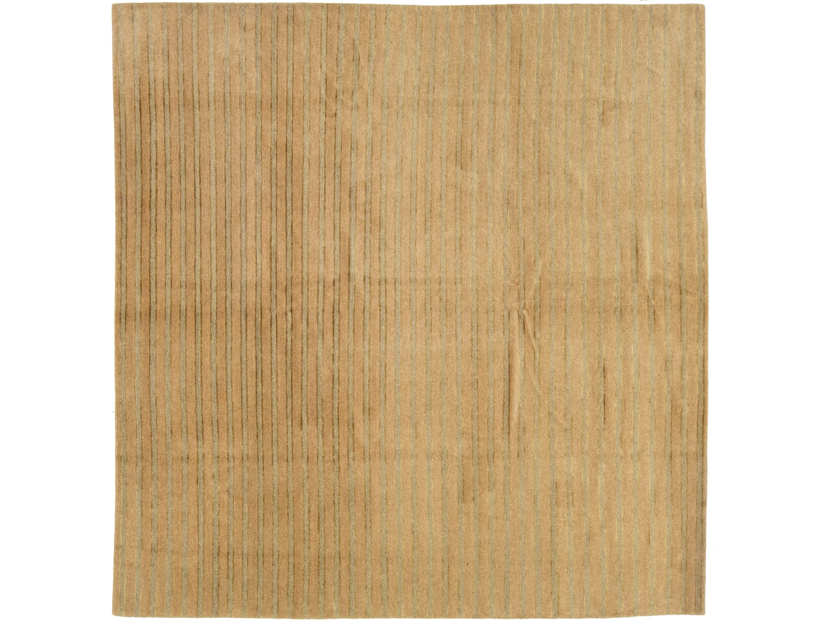 Modern Tibetan Wool and Silk Rug 9 X 9