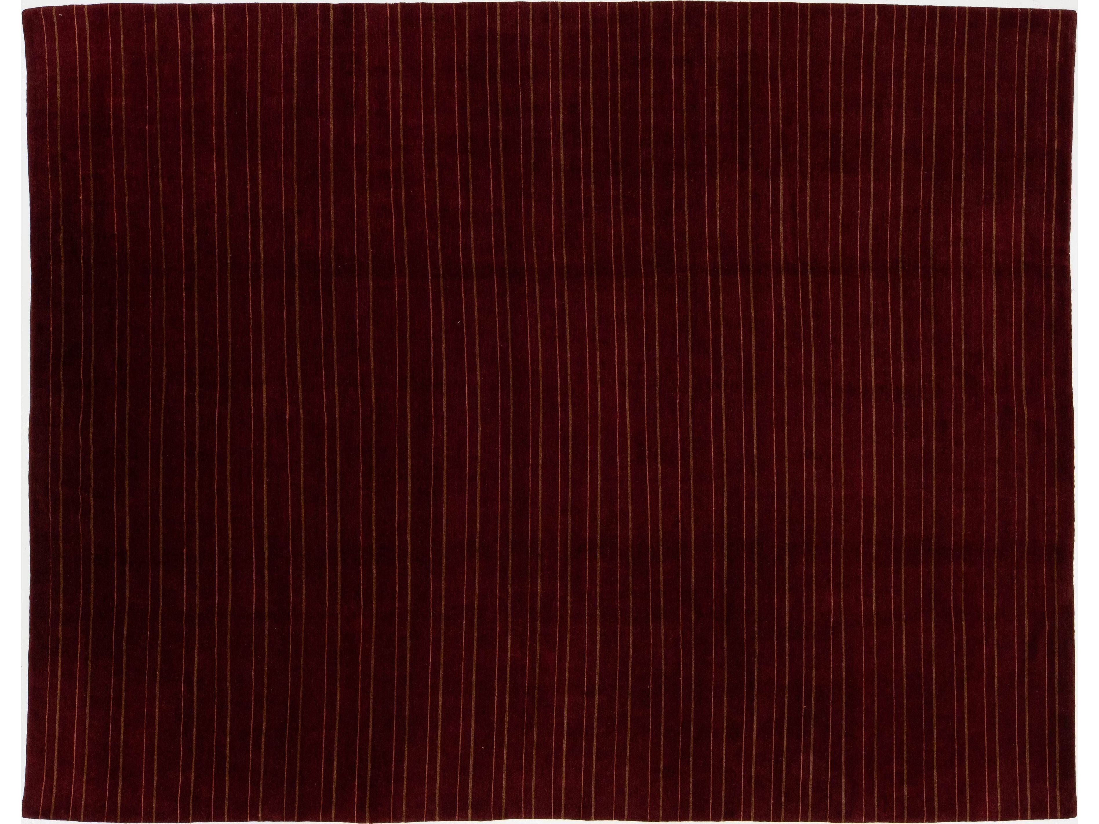 Modern Tibetan Wool and Silk Rug 10 X 13