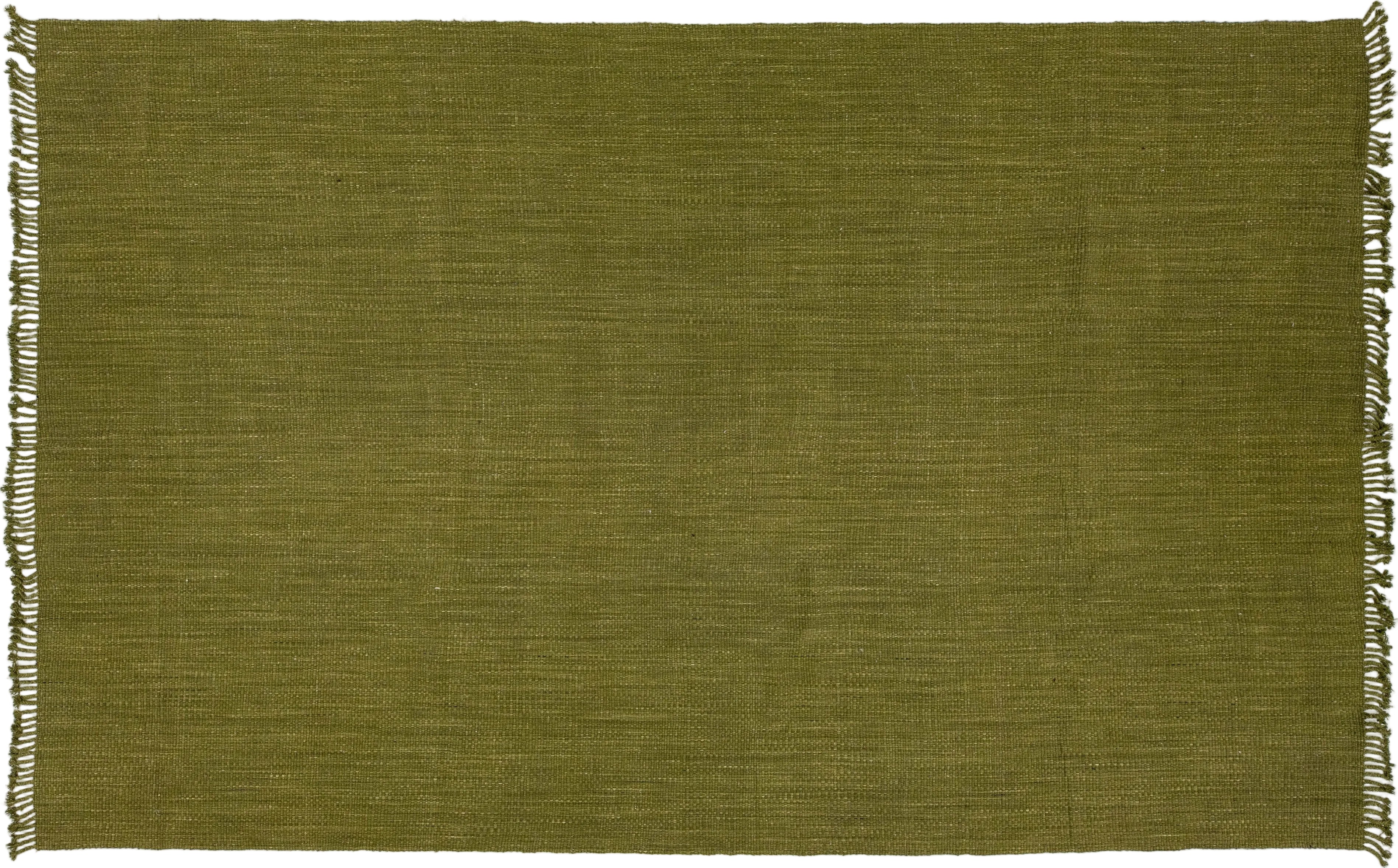 Modern Kilim Flatweave Wool Rug 10 X 16