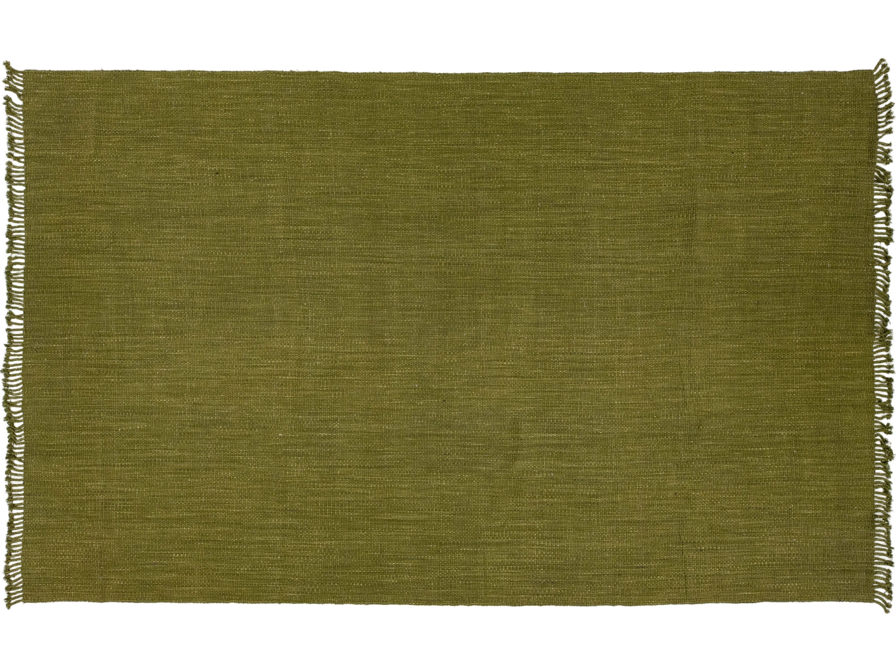 Modern Kilim Flatweave Wool Rug 10 X 16