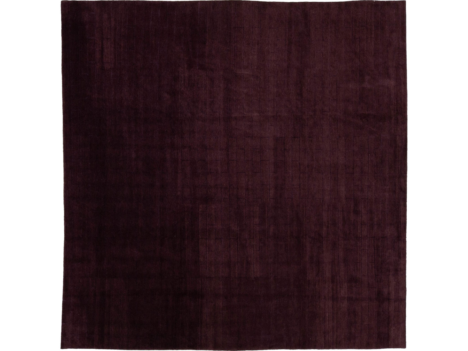 Modern Tibetan Wool and Silk Rug 12 X 12