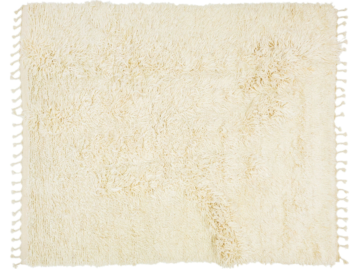 Modern Moroccan Wool Rug 9 X 11