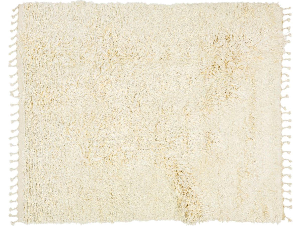 Modern Moroccan Wool Rug 9 X 11