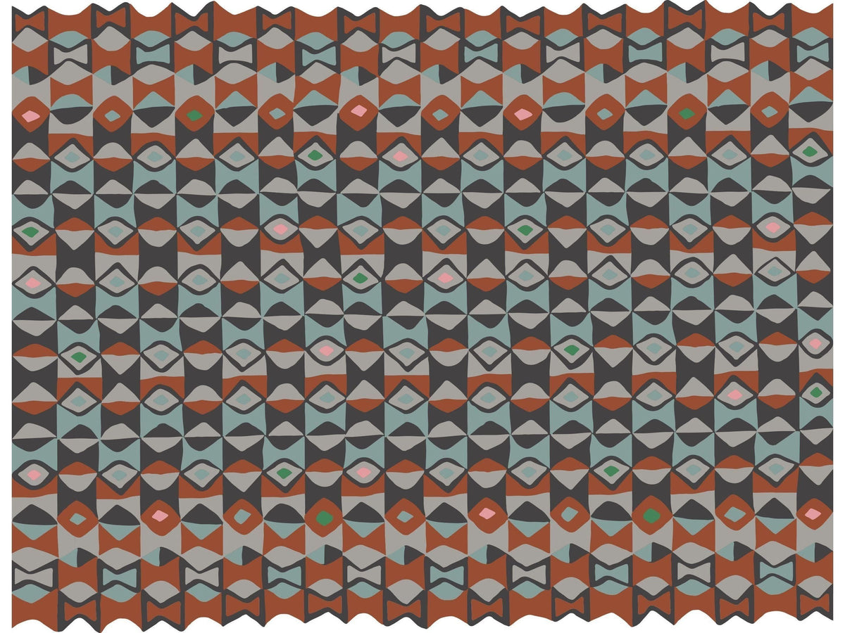 Modern Bamako 1 Wool Custom Rug