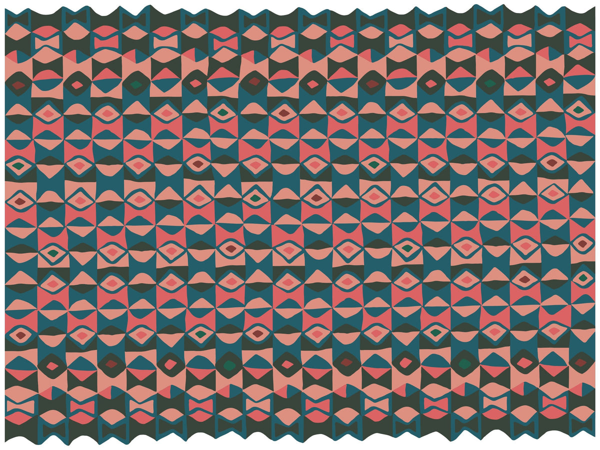 Modern Bamako 4 Wool Custom Rug
