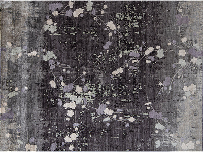 Modern Wool and Silk Custom Rug