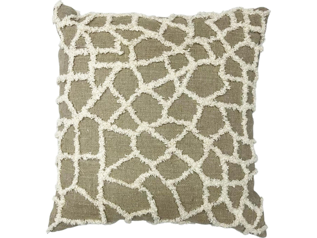 Modern Wool and Cotton Pillow