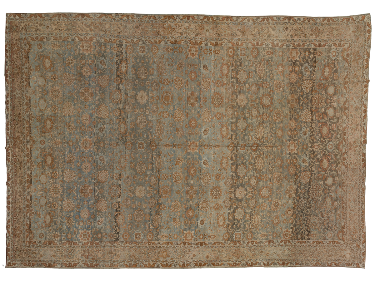 Antique Persian Malayer Wool Rug 12 X 17