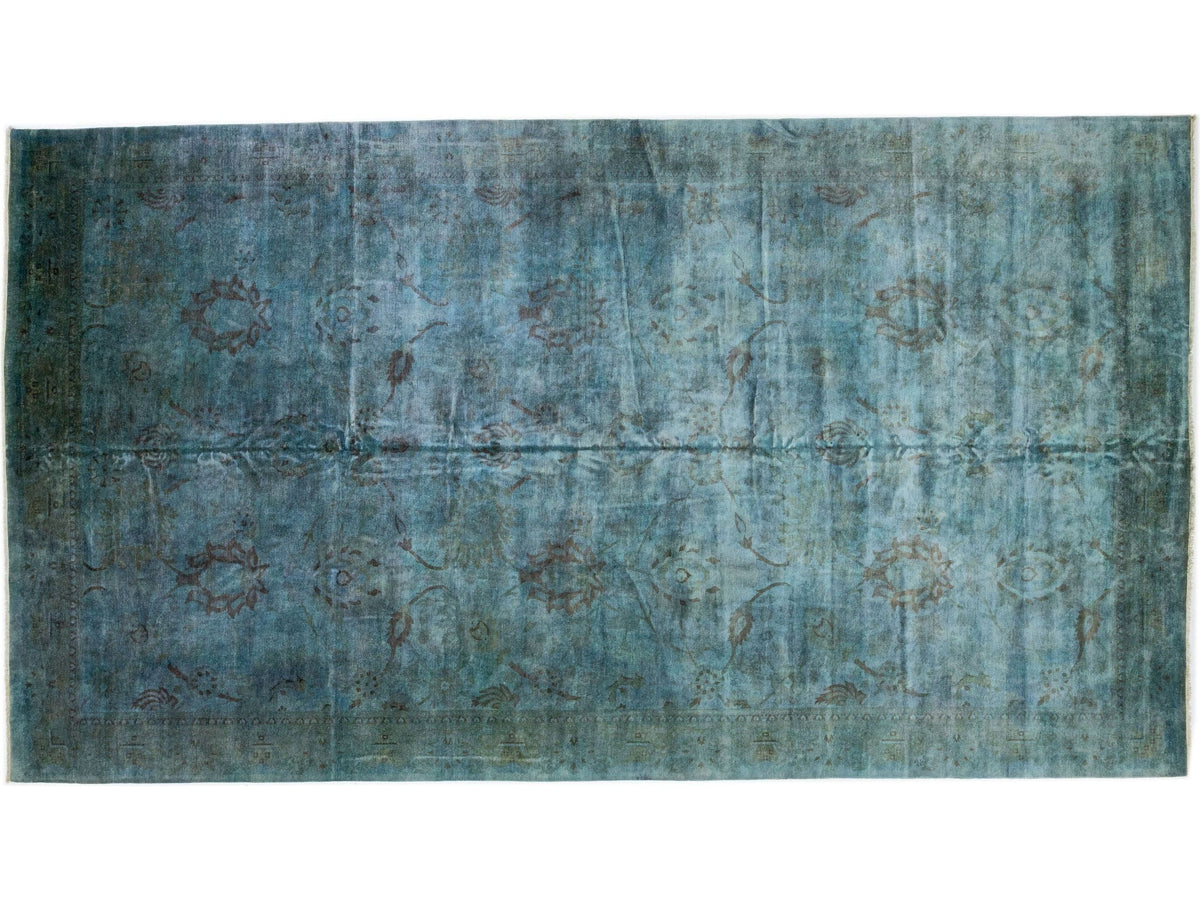 Modern Transitional Art & Crafts Wool Rug 12 X 21