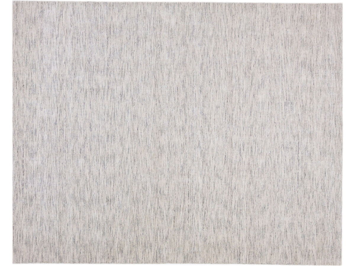 Modern Bamboo & Silk Groove Rug 8 X 10