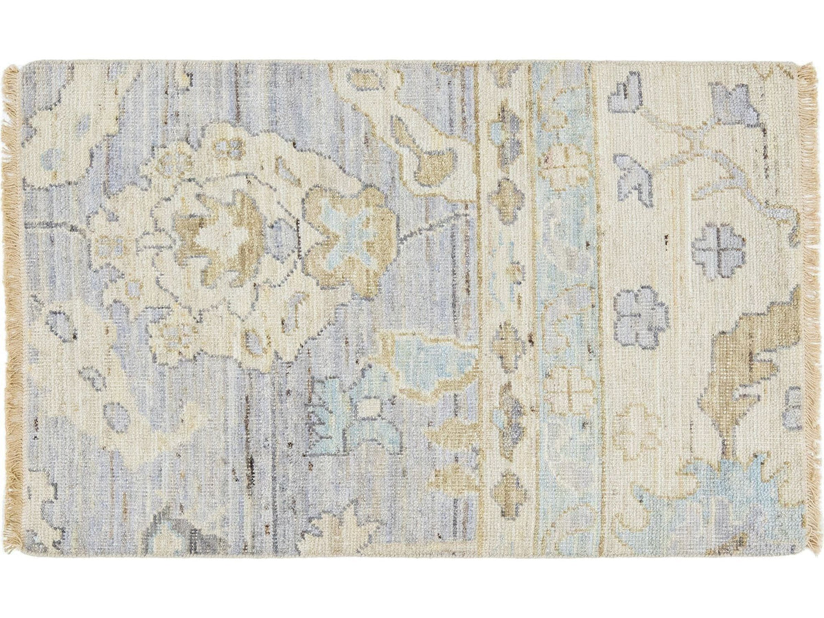 Modern Oushak Wool Custom Rug