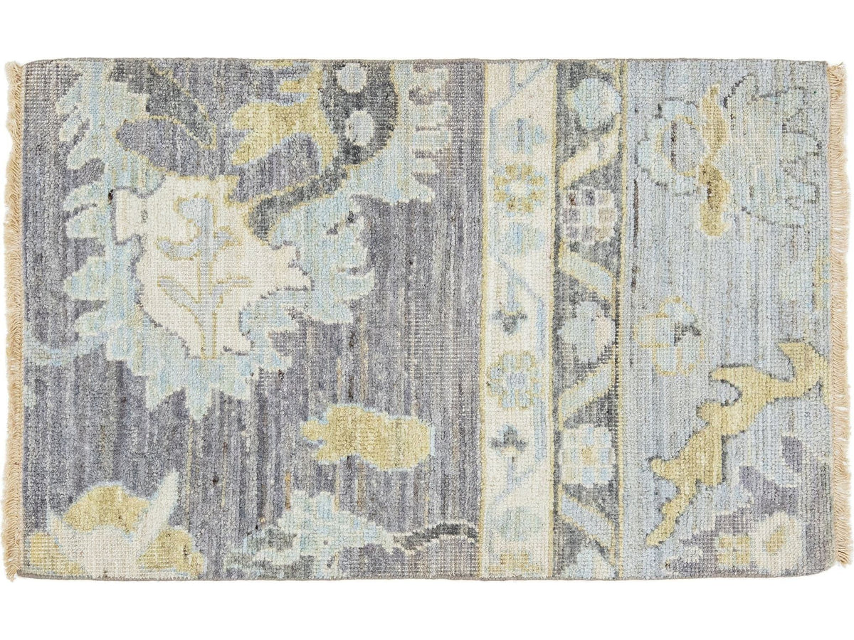 Modern Oushak Wool Custom Rug