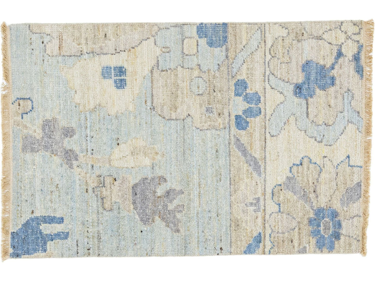 Modern Oushak Wool Custom Rug