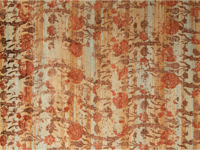 Modern Wool and Silk Custom Rug
