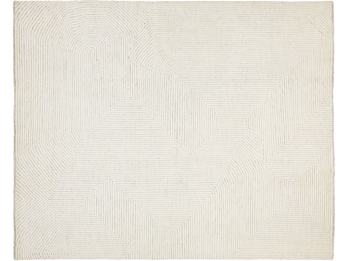 Modern Moroccan Wool Rug 8 X 10