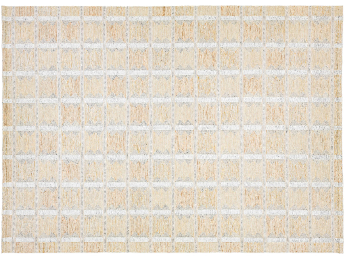 Modern Scandinavian Wool Rug 10 X 14