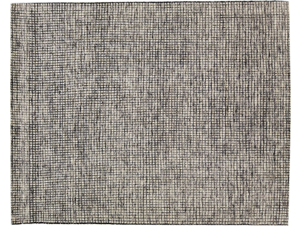 Modern Moroccan Wool Rug 8 X 10