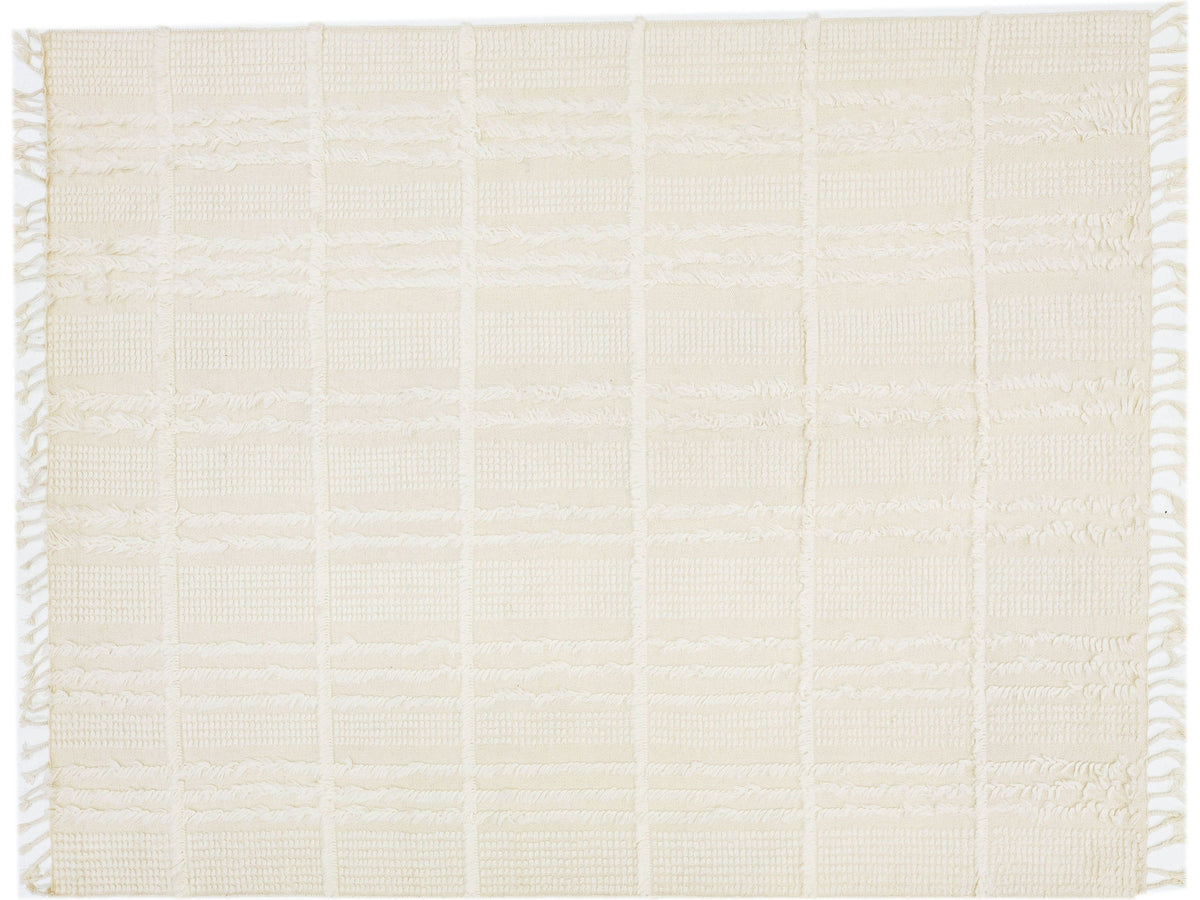 Modern Moroccan Wool Rug 8 X 10