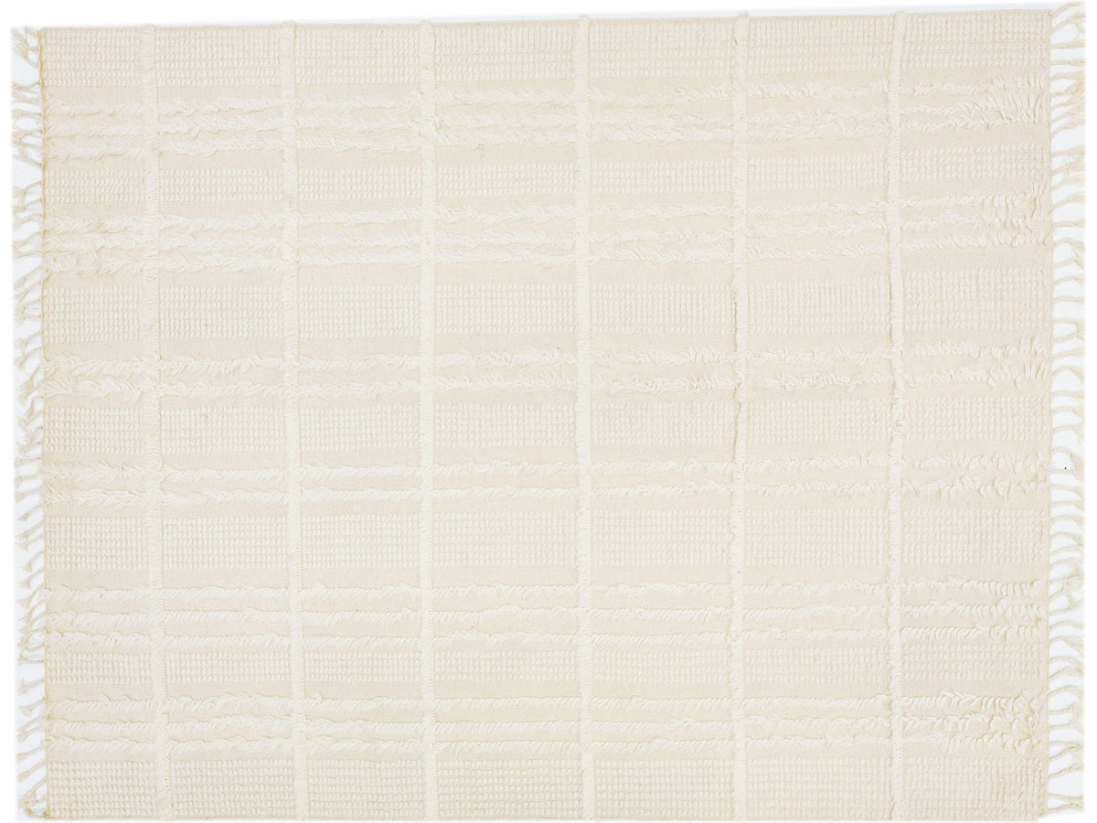 Modern Moroccan Wool Rug 8 X 10