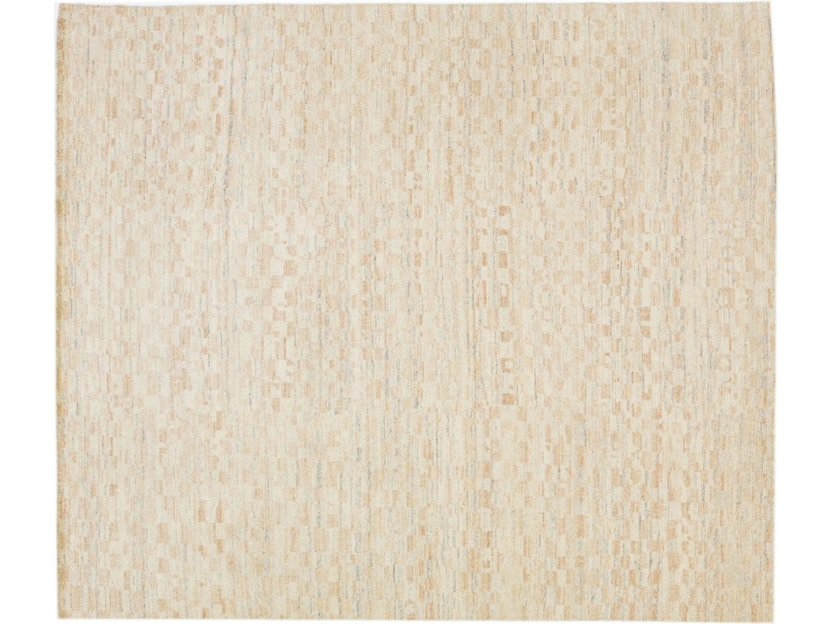 Modern Moroccan Wool Rug 8 X 10
