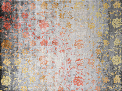 Modern Wool and Silk Custom Rug
