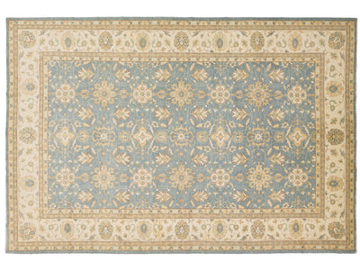 Modern Oushak Wool Rug 12 X 18