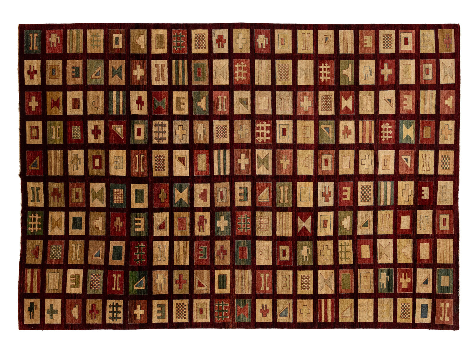Modern Wool Rug 12 X 17