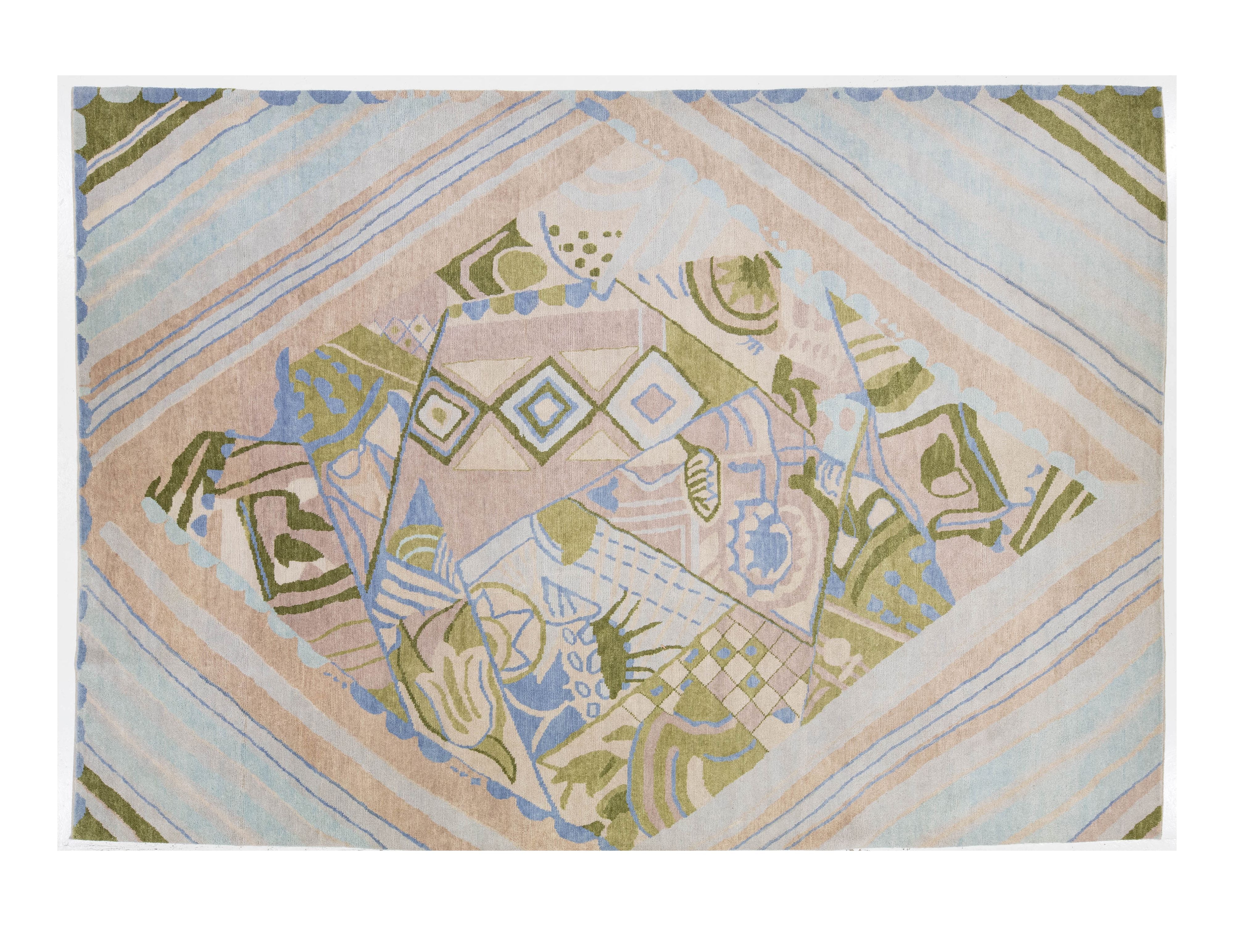 Modern Wool Rug 10 X 15