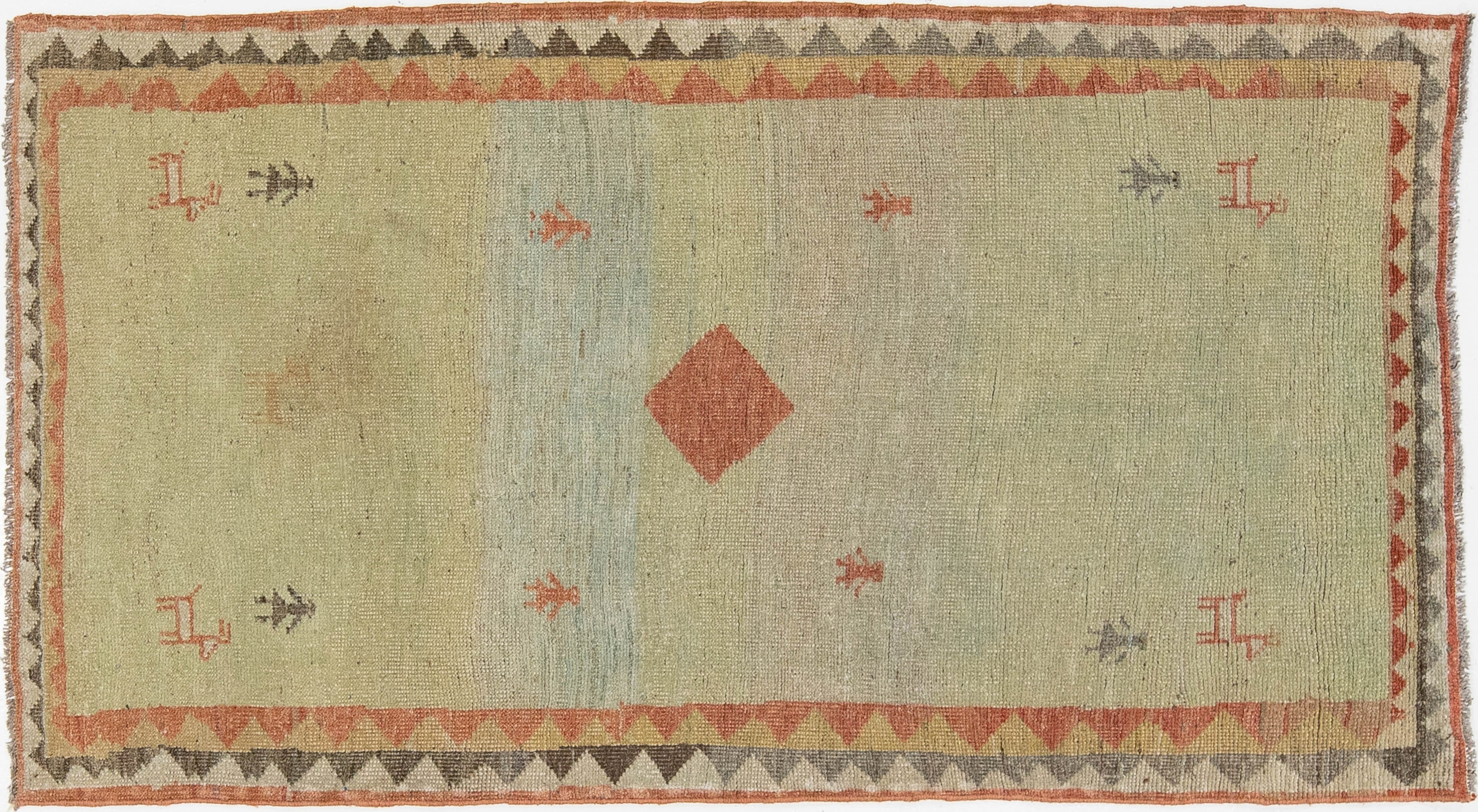 Modern Gabbeh Wool Rug 3 X 6