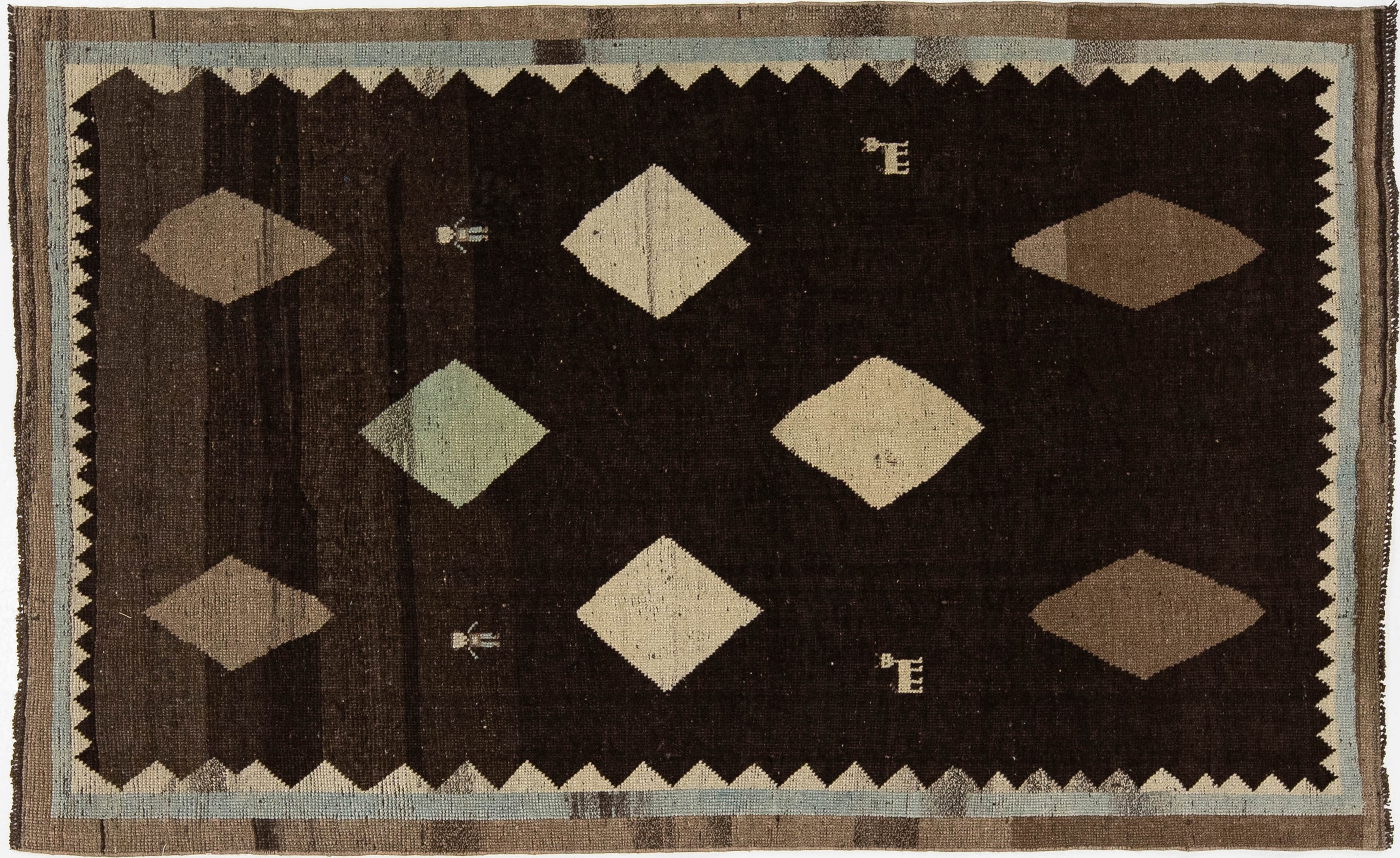 Modern Gabbeh Wool Rug 4 X 7